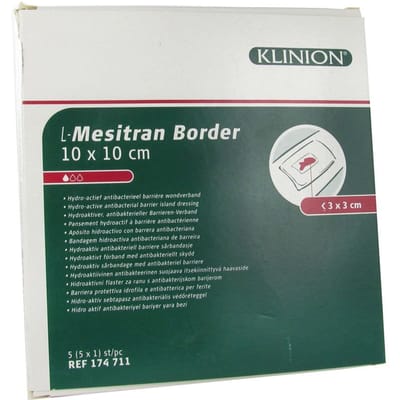 L - Mesitran Kompres Border 10 x Cm 5 Compressen
