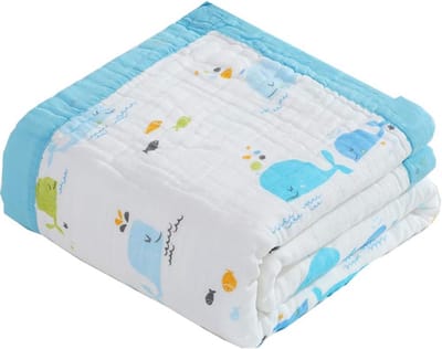 Extra Grote 6 Laags Hydrofiele Luierset 110x110cm Zachte Katoenen Baby Deken voor Jongen en Meisje