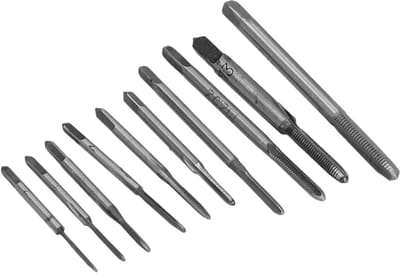 Screw Extractor Set Small, 10pcs Micro Taps Watch Tap And Die Micro Tap Set High Speed Steel Mini Thread Machine Tap - ShopVlot