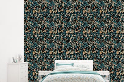 Behang - Fotobehang Panter - Luxe - Patronen - Breedte 315 cm x hoogte 260 cm