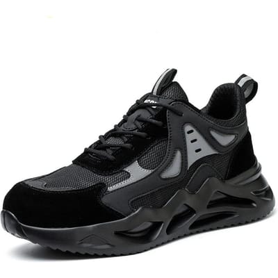 Lichtgewicht werkveiligheidsschoenen voor heren en dames, stalen neus, onverwoestbare, lekvrije veiligheidsschoenen, beschermende werksneakers 45
