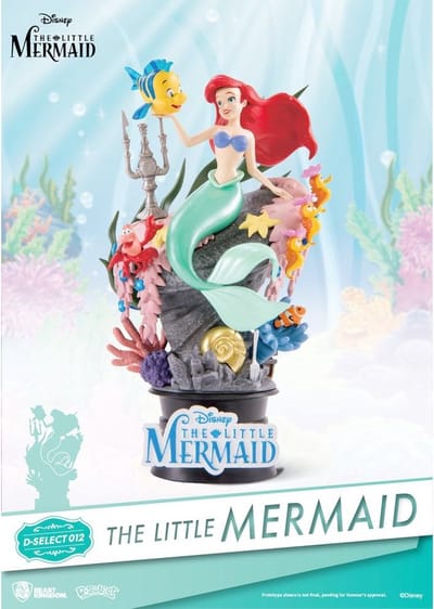 Beast Kingdom Toys Ariel The Little Mermaid - D-Select PVC Diorama 15 cm Beeld/figuur - Multicolours