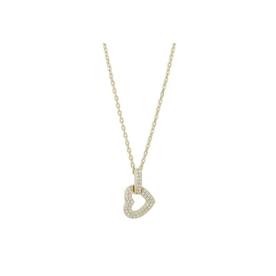 AKZENT Akzent damesketting met hanger "Tuma" aus 925 Sterlingzilver, gerhodineerd, duurzaam