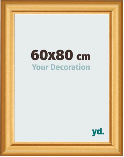 Your Decoration - Fotolijst 60x80 cm - MDF - Goud Mat - Lazio