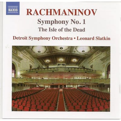 CD S. RACHMANINOV, SLATKIN; DETROIT SY - Rachmaninov: Symfonie nr. 1 Eiland van 8573234 Naxos 2013 VS Klassiek Gebruikt