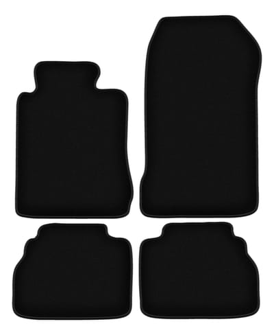 BASIC zwarte veloursmatten voor: Mercedes E W210 sedan, stationwagen (1995-2003)