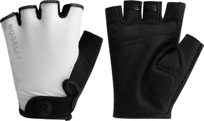 Rogelli Core Fietshandschoenen Dames - Zomer Wielrenhandschoenen - Korte Vinger - Wit - Maat XS