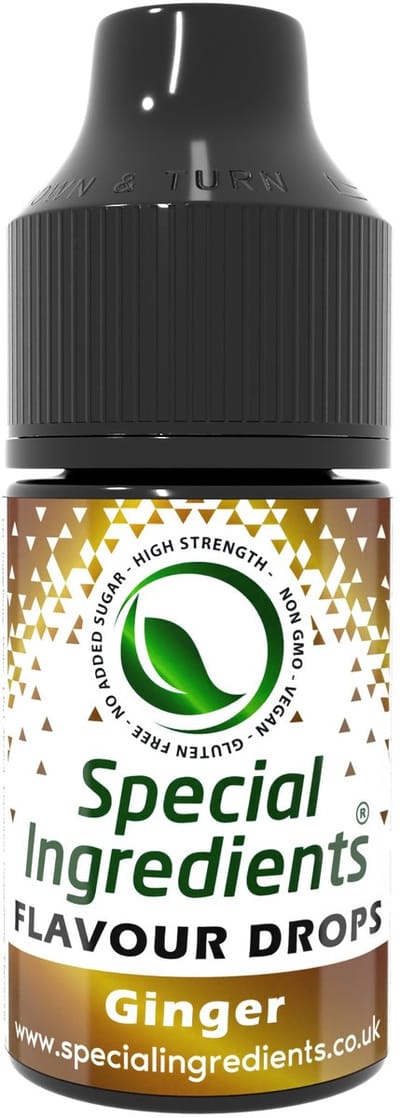 Gember Smaak Druppels - 30 ml - Smaakdruppels - Flavour Drops - Moderne Gastronomie - Moleculair Koken - Hersluitbare Pot - Recycled Plastic