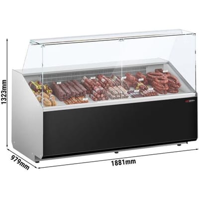 GGM Gastro Kühltheke - 1900mm - Frontblende Schwarz