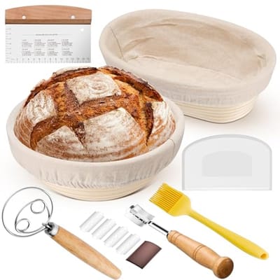 Gaarmand Set Rond en Ovaal (23 cm & 25 cm) - Perfect voor Bakken