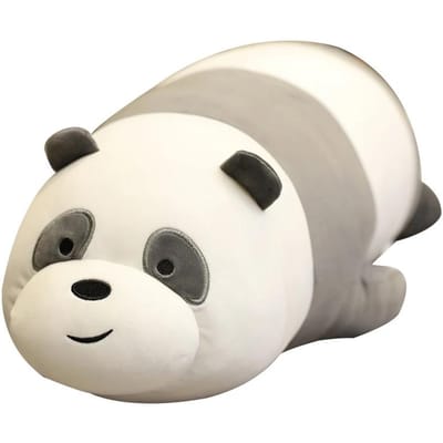 Originele We Bare Bears Pluche Speelgoed Grizzly Panda IJsbeer Pluche The Bare Bears Knuffels We Bare Bears Pluche Beesten Kerstcadeaus 25cm-28cm beige