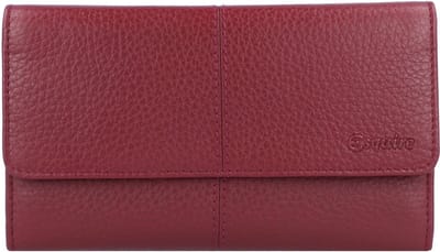 Esquire Verona Portemonnee RFID Leer 18 cm - Dames - Horizontaal - rot