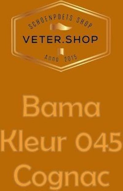 Bama G56 schoen creme voor glad leer - 50ml schoenpoets - 045 cognac