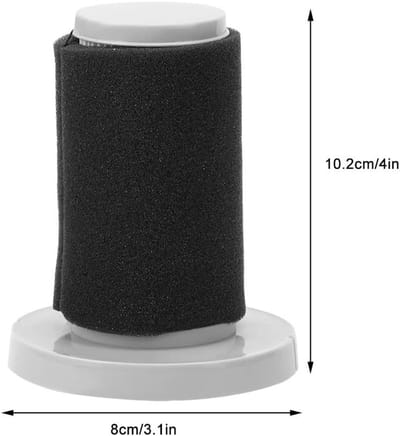 Dailygoods- Filter 2 Stuks - Stofzuiger Accessoire - HEPA Filter - Vervangingsfilter - Cilinderfilter - Katoenen Cover - Stofzuigerfilter