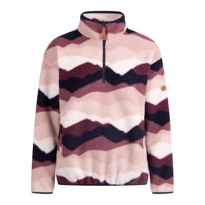 Trespass Dames/Dames Ovie Mountain AT200 Half Zip Fleece Top (Roze/paars/Wit)