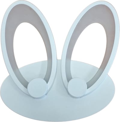 Wandlamp LED Design Wit Ovaal 2 lichtpunten- Scaldare Napoli
