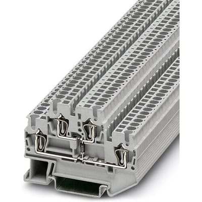Phoenix Contact 3031563 Componentenserieklem 5.2 mm Spanveer Grijs 50 stuk(s)