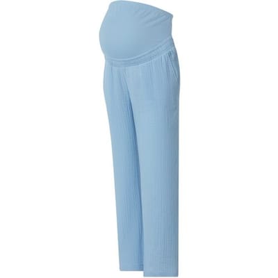 ESMARA Mousseline zwangerschapsbroek (Blauw, XS (32/34))