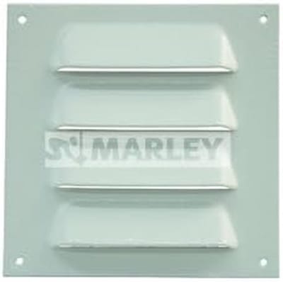 Ventilatieplaat - Rooster - Luchtcirculatie Verbeteren - Wit Gecoat - 70x70mm - Wit