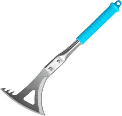 Handwiedergereedschap - Onkruidtrekker Tuin - Moeiteloos Wieden - Roestvrij Staal - 30 cm Lengte - Grijs
