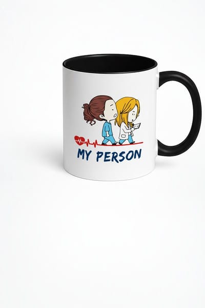 Grey's Anatomy 'My Person' Mok – Beste Vriendinnen en Dokters Cadeau
