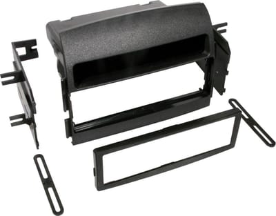 1-DIN Paneel geschikt voor met aflegbakje. Hyundai Sonata (NF) 2005-2008 Kleur: Zwart