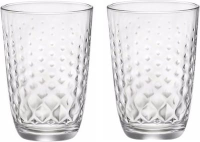 Glit waterglazen 390 ml 6 stuks - drinkglazen