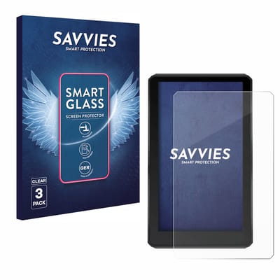 3 Stuks Savvies Screenprotector - geschikt voor Garmin zumo XT - beschermfolie glas transparant