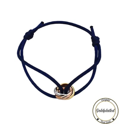 Soraro Tricolor Armband | Navy | Goldplated | Soraro Armbanden | Cadeau voor haar | verjaardag vrouw