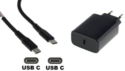 OneOne 20W snellader + 1,2m sterke OneOne USB C naar C kabel. PD lader. Universele oplader adapter past op Kobo (Rakuten) eReader Elipsa, Elipsa 2E, Sage, Libra 2, Libra Colour, Clara 2E, Clara Colour, Clara BW - Kindle (Amazon) Scribe