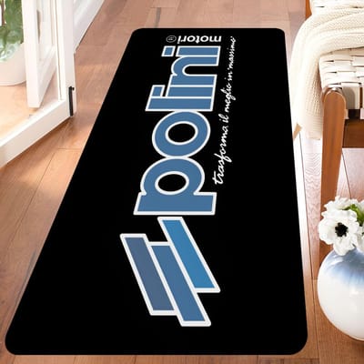 P-Polini-Italy S-Scooter Vloermat Goedkoper Antislip Modern Woonkamer Balkon Bedrukte Bedmatten 40x60cm gray