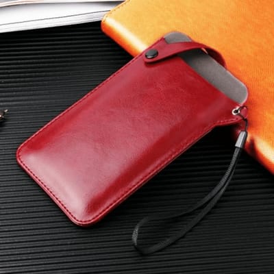 CaseBody Pocket Sleeve met Riemband Rood L