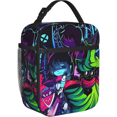 Ralsei Spel Deltarunes Geïsoleerde Lunchtassen Draagbare Maaltijdcontainer Koeltas Lunchbox Tote College Buiten Mannen Vrouwen One Size