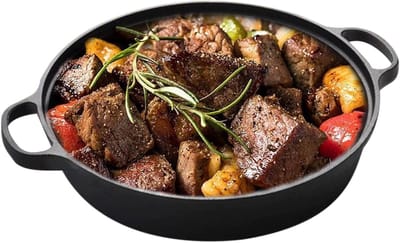 Antiaanbak Koekenpan - Omelet Bakpan - Dagelijks Koken - Doorzichtig Deksel - 25 cm - Zwart