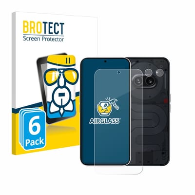 Screenprotector 6 Stuks voor Nothing Phone (2a) (Voor+Camera) Beschermglas transparant