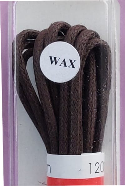 Ronilux Veter - Donker Bruin - Dun Rond - Wax - Lengte 120 cm - Dikte 2,5 mm - Schoenveter
