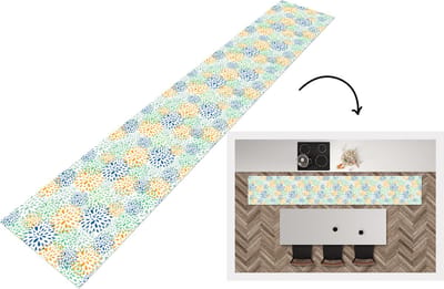 Keukenloper - Loper keuken - Vuurwerk - Bloemen - Regenboog - Patronen - 300x50 cm - Keukenloper vinyl
