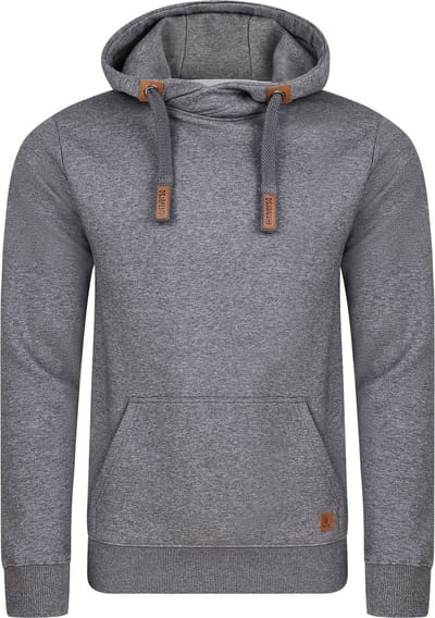 riverso Heren trui RIVNiklas regular fit Grijs S Volwassenen hoodie / capuchon trui