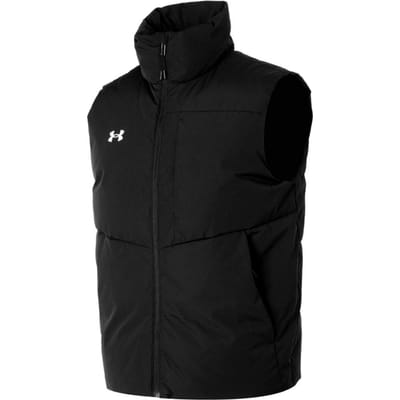 Under Armour Effen Kleur Opstaande Kraag Sport Outdoor Hardlopen Casual Donsvest Unisex vest Zwart 23600803-001 4XL black