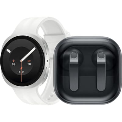 Samsung Galaxy Watch 9 Wit 40mm + Samsung Galaxy Buds4 Zwart