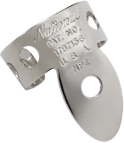 National - Nickel - Vinger plectrum - 12-pack