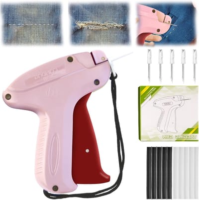 Complete Naaikit voor Snel Kledingherstel, Inclusief 1000 Lijmnaalden en Handige Accessoires, Ideaal Cadeau voor Vrouwen en Naaienliefhebbers