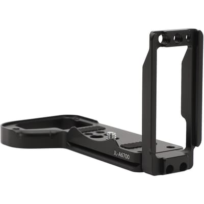 Support en L pour poignée de caméra en alliage d'aluminium avec 1/4 po 3/8 po pour interface Arca pour A6700