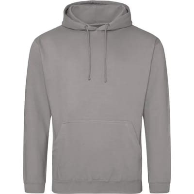 Just Hoods College Hoodie JH001 - Platinum Grey - 3XL
