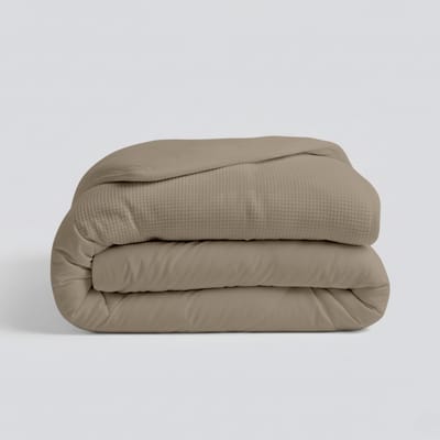 Zydante® Dekbed Waffle 140x220 cm - Taupe