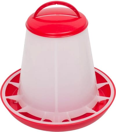 Voersilo 1 kg – duurzaam kunststof – voor kuikens en klein pluimvee