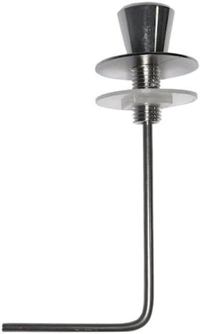 Toiletspoeler - Spoelmechanisme - Toilet Reparatie - Gebogen Model - 1 Stuk - Zilver