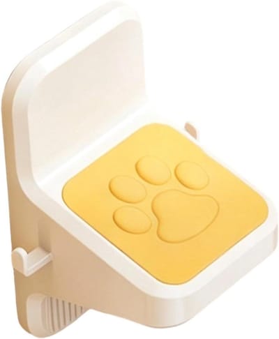 Douche Voetensteun - Krukje Scheenbeen - Benen Scheren - Antislip Oppervlak - 16.8x9x10 cm - Grijs