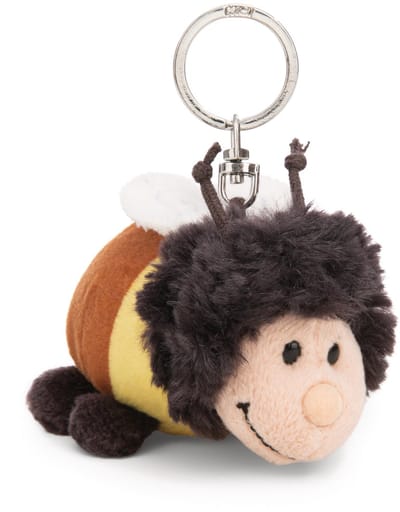 NICI Sleutelhanger Bumblebee Beelinda 9cm - geel - Pluche metgezel voor rugzak of tas, knuffelige hanger met metalen ring voor sleutelhanger & sleutelhouder | 61621
