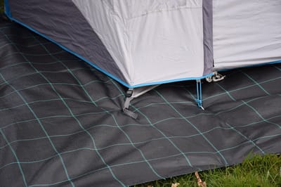 Campingdoek - Gronddoek - Worteldoek 5,25M X 7M totaal 36,75M² + 15 GRATIS grondpennen. Hoge kwaliteit, lucht en water doorlatend.